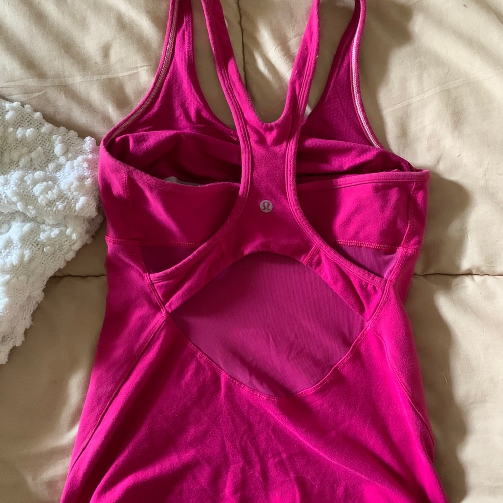 Lululemon Tank Top Racerback Built in Sports Bra - Picture 4 of 4